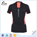 Camiseta sin mangas con doble cuello para mujer Slim Fitness Wear